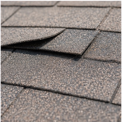 Roof inspection on a residential home